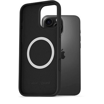 

AlzaGuard Silicone Case Compatible with Magsafe pro iPhone 16 Pro Max černý