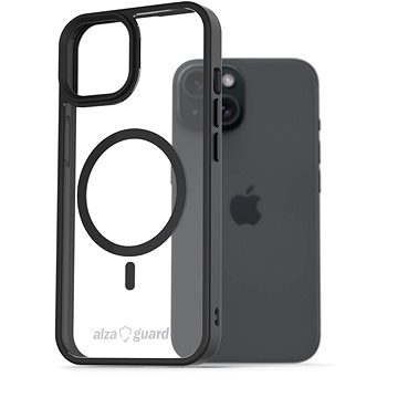 

AlzaGuard Clear TPU Case Compatible with Magsafe pro iPhone 15 černé