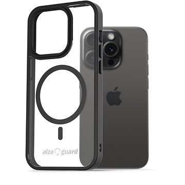 

AlzaGuard Clear TPU Case Compatible with Magsafe pro iPhone 15 Pro černé