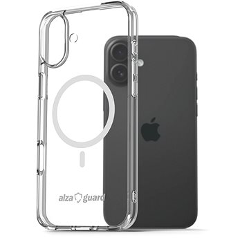 

AlzaGuard Crystal Clear TPU Case Compatible with Magsafe pro iPhone 16 Plus