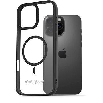

AlzaGuard Clear TPU Case Compatible with Magsafe pro iPhone 16 Pro Max černé