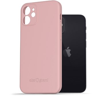 

AlzaGuard Matte TPU Case pro iPhone 12 Mini růžový