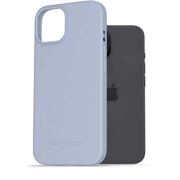 AlzaGuard Matte TPU Case pro iPhone 15 světle modrý