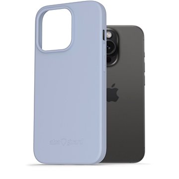 

AlzaGuard Matte TPU Case pro iPhone 15 Pro světle modrý