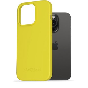 

AlzaGuard Matte TPU Case pro iPhone 15 Pro žlutý