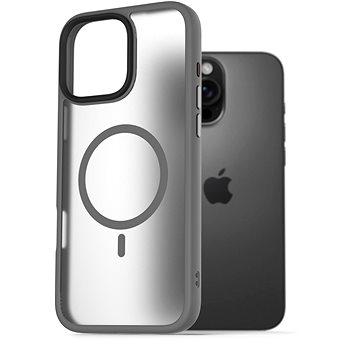 

AlzaGuard Matte Case Compatible with Magsafe pro iPhone 16 Pro Max šedý