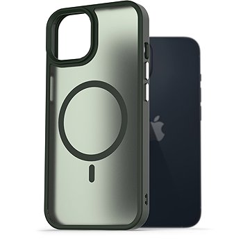 

AlzaGuard Matte Case Compatible with Magsafe pro iPhone 13 tmavě zelený