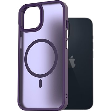 

AlzaGuard Matte Case Compatible with Magsafe pro iPhone 13 tmavě fialový