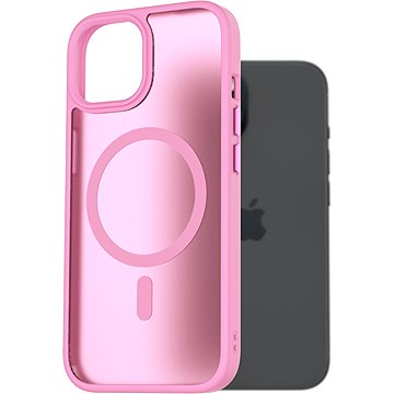 

AlzaGuard Matte Case Compatible with Magsafe pro iPhone 15 levandulově růžový