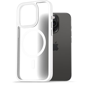 

AlzaGuard Matte Case Compatible with Magsafe pro iPhone 15 Pro bílý