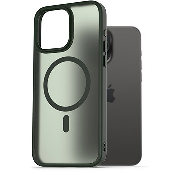 

AlzaGuard Matte Case Compatible with Magsafe pro iPhone 15 Pro Max tmavě zelený