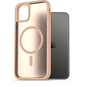 

AlzaGuard Matte Case Compatible with Magsafe pro iPhone 11 pískově žlutý