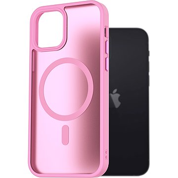 

AlzaGuard Matte Case Compatible with Magsafe pro iPhone 12 / 12 Pro levandulově růžový