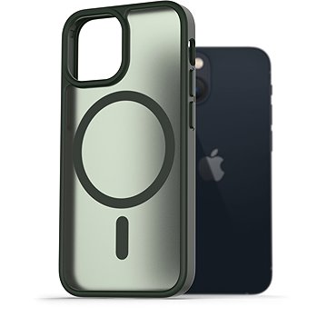 

AlzaGuard Matte Case Compatible with Magsafe pro iPhone 13 mini tmavě zelený