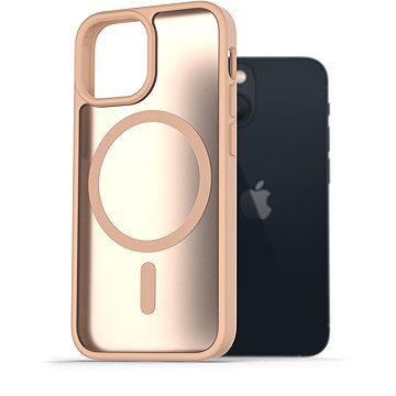 

AlzaGuard Matte Case Compatible with Magsafe pro iPhone 13 mini pískově žlutý