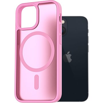 

AlzaGuard Matte Case Compatible with Magsafe pro iPhone 13 mini levandulově růžový