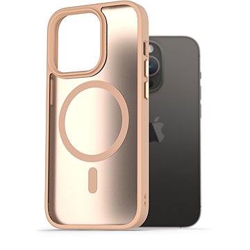 

AlzaGuard Matte Case Compatible with Magsafe pro iPhone 14 Pro pískově žlutý