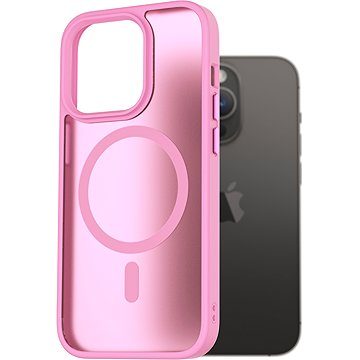 

AlzaGuard Matte Case Compatible with Magsafe pro iPhone 14 Pro levandulově růžový
