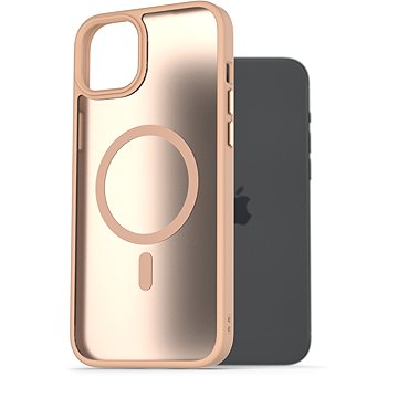 

AlzaGuard Matte Case Compatible with Magsafe pro iPhone 15 Plus pískově žlutý