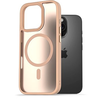 

AlzaGuard Matte Case Compatible with Magsafe pro iPhone 16 Pro pískově žlutý