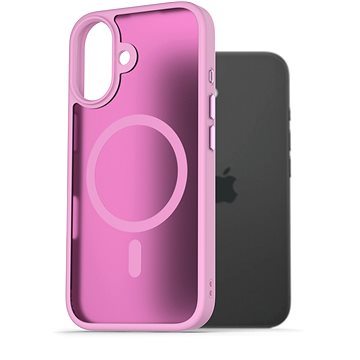 

AlzaGuard Matte Case Compatible with Magsafe pro iPhone 16 Plus růžový