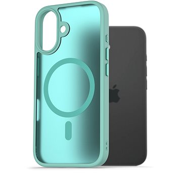 

AlzaGuard Matte Case Compatible with Magsafe pro iPhone 16 Plus modrozelený