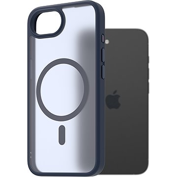 

AlzaGuard Matte Case Compatible with Magsafe pro iPhone 16e tmavě modrý