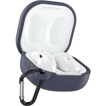 

AlzaGuard Premium Silicone Case pro Samsung Galaxy Buds Live / Pro / FE / 2 / 2 Pro tmavě modré