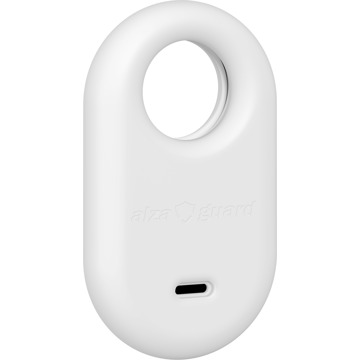 

AlzaGuard Silicone Keychain pro Samsung SmartTag 2 - bílá