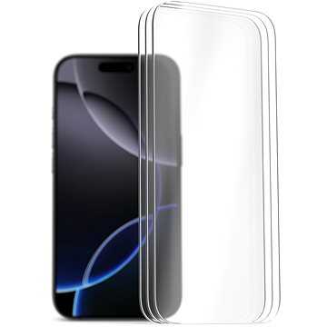 

AlzaGuard 2.5D Case Friendly Glass Protector 3 Pack pro iPhone 16 Pro