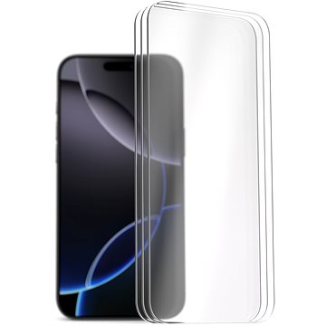 

AlzaGuard 2.5D Case Friendly Glass Protector 3 Pack pro iPhone 16 Pro Max