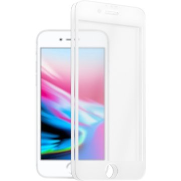 

AlzaGuard 2.5D FullCover Glass pro iPhone 7 / 8 / SE 2020 / SE 2022 - bílé - 2ks v balení