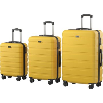 

AlzaGuard Traveler Suitcase, 3pcs set - žlutý