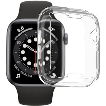 AlzaGuard Crystal Clear TPU FullCase pro Apple Watch 44mm - Ochranný kryt na hodinky