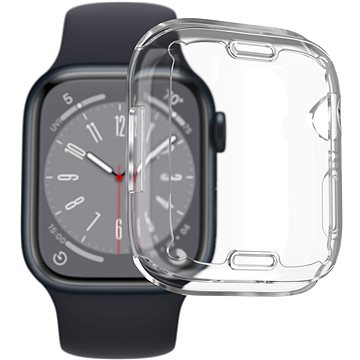 AlzaGuard Crystal Clear TPU FullCase pro Apple Watch 45mm - Ochranný kryt na hodinky