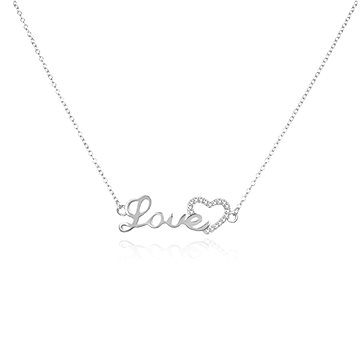 

Agato Stříbrný náhrdelník Love AGS1574/47 (Ag925/1000 2,6 g)