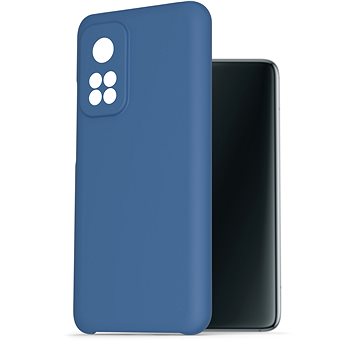 AlzaGuard Premium Liquid Silicone Case pro Xiaomi Mi 10T /10T Pro modré - Kryt na mobil