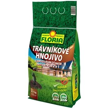

AGRO Trávníkové hnojivo - s odpuzujícím účinkem proti krtkům FLORIA, 2,5 kg
