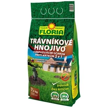 

AGRO Trávníkové hnojivo - s odpuzujícím účinkem proti krtkům FLORIA, 7,5 kg