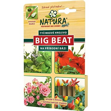 

AGRO Hnojivo NATURA tyčinkové BIG BEAT, 12 ks