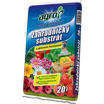 

AGRO Substrát zahradnický, objem 20l
