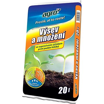 

AGRO Substrát pro výsev a množení, objem 20l