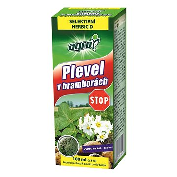 

AGRO Herbicid, plevel v bramborách STOP, 100 ml