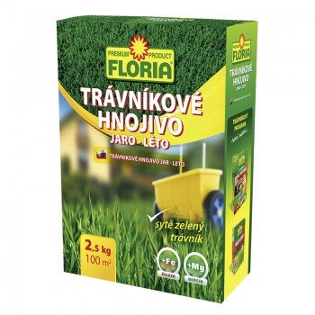 

AGRO Trávníkové hnojivo FLORIA JARO - LÉTO, 2,5 kg