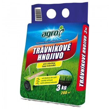 

AGRO Trávníkové hnojivo CZ/SK, 3kg