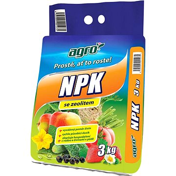 

AGRO Hnojivo NPK se zeolitem, 3 kg