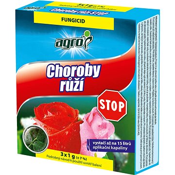 

AGRO Choroby růží STOP 3x1g