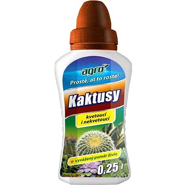 

AGRO Kapalné hnojivo pro kaktusy 0,25 l