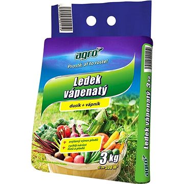 

AGRO Hnojivo - Ledek vápenatý, 3 kg
