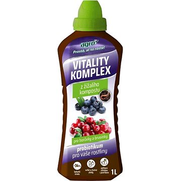 

AGRO Hnojivo Vitality Komplex borůvka a brusinka probiotikum pro vaše rostliny, 1 l